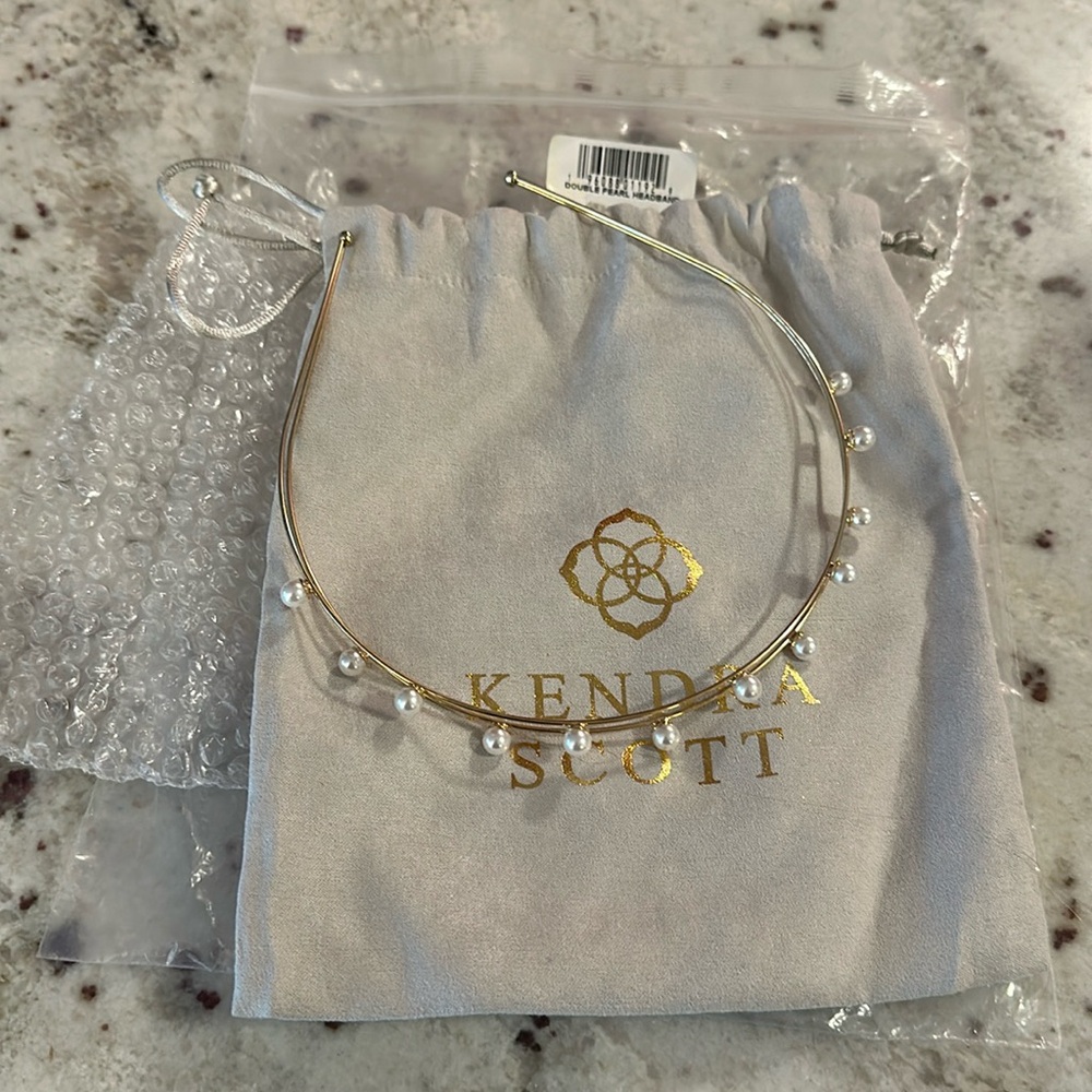 Kendra Scott Double Pearl Headband